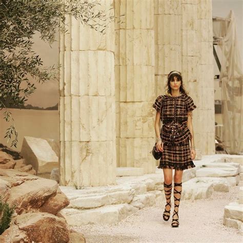 Chanel cruise ancient Greece pictures